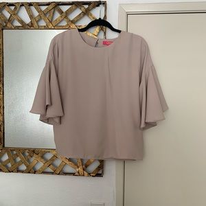 Nude/blush blouse